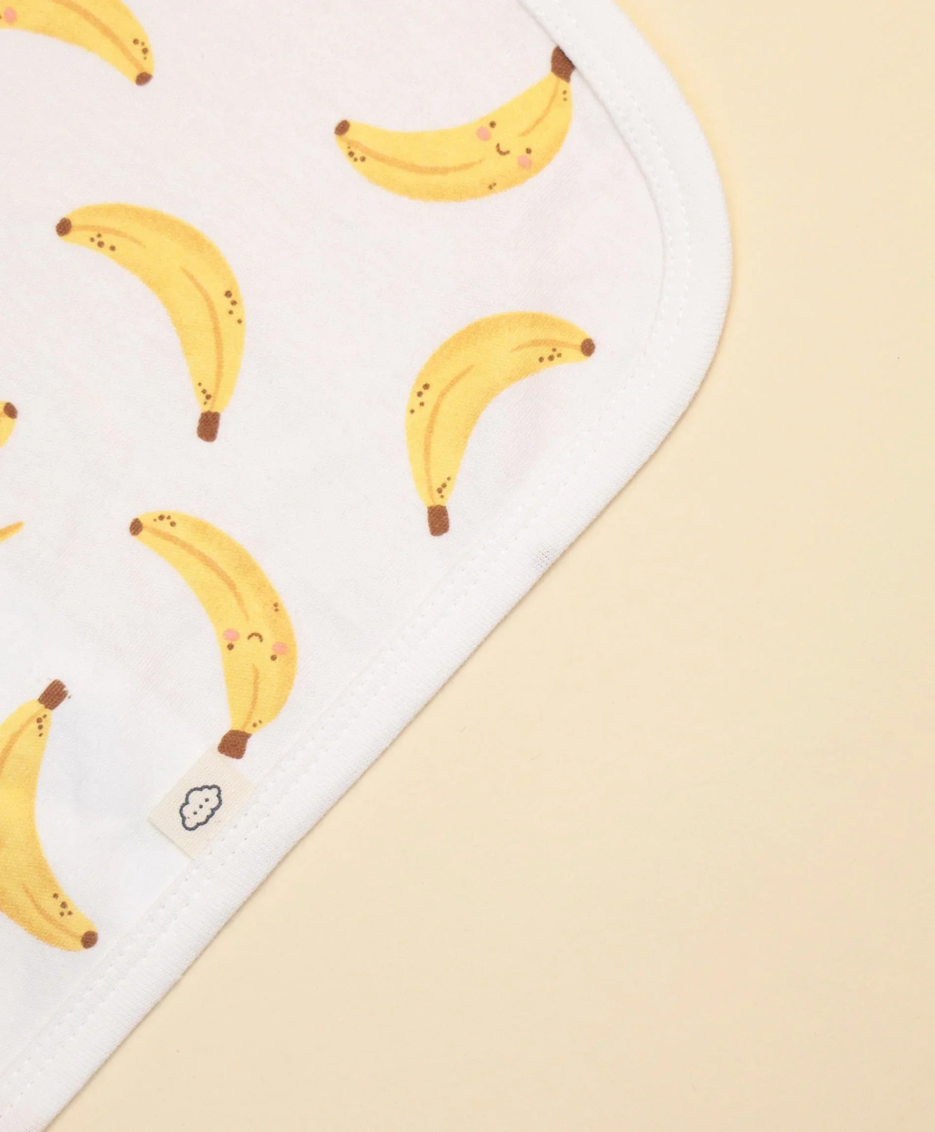 Organic Cotton Baby Swaddle Wrap - Bananas - Image 4