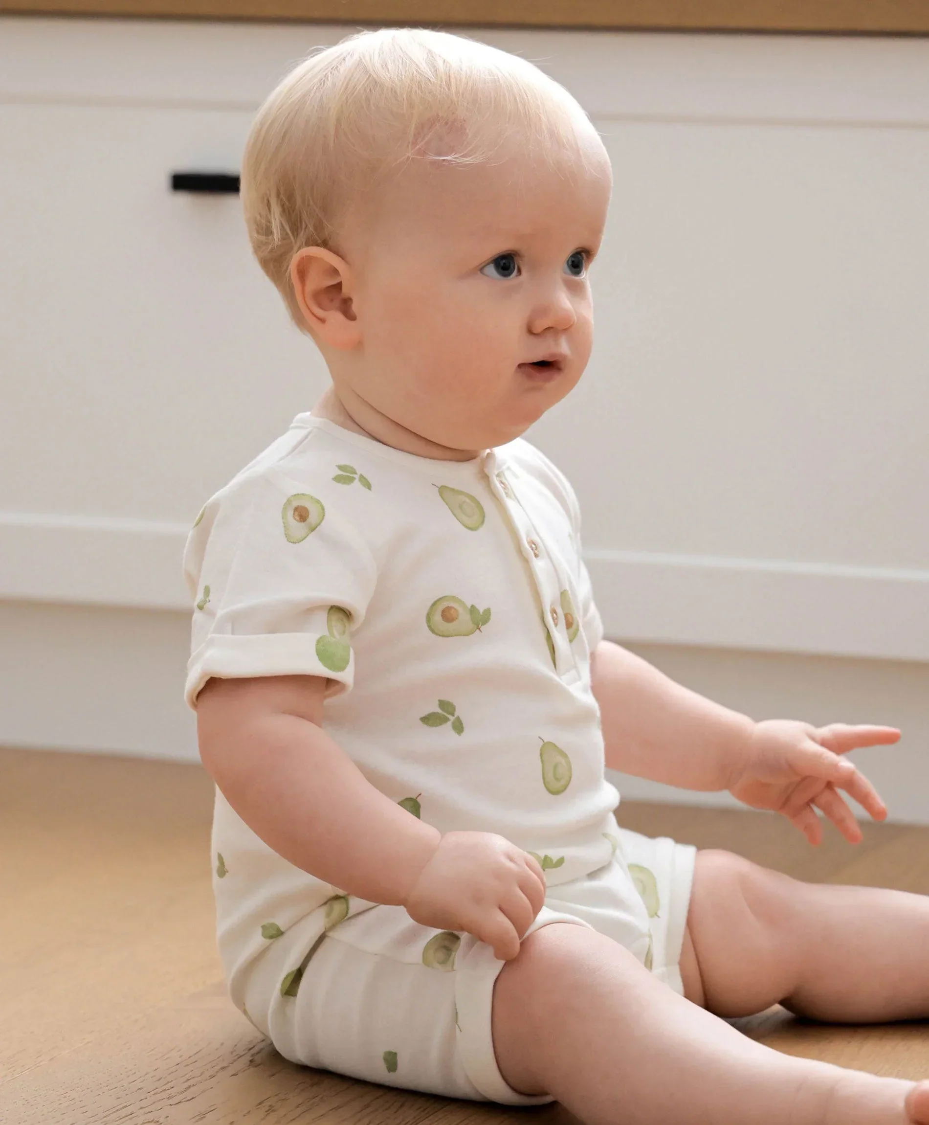 Organic Cotton Romper - Avocados - Image 3