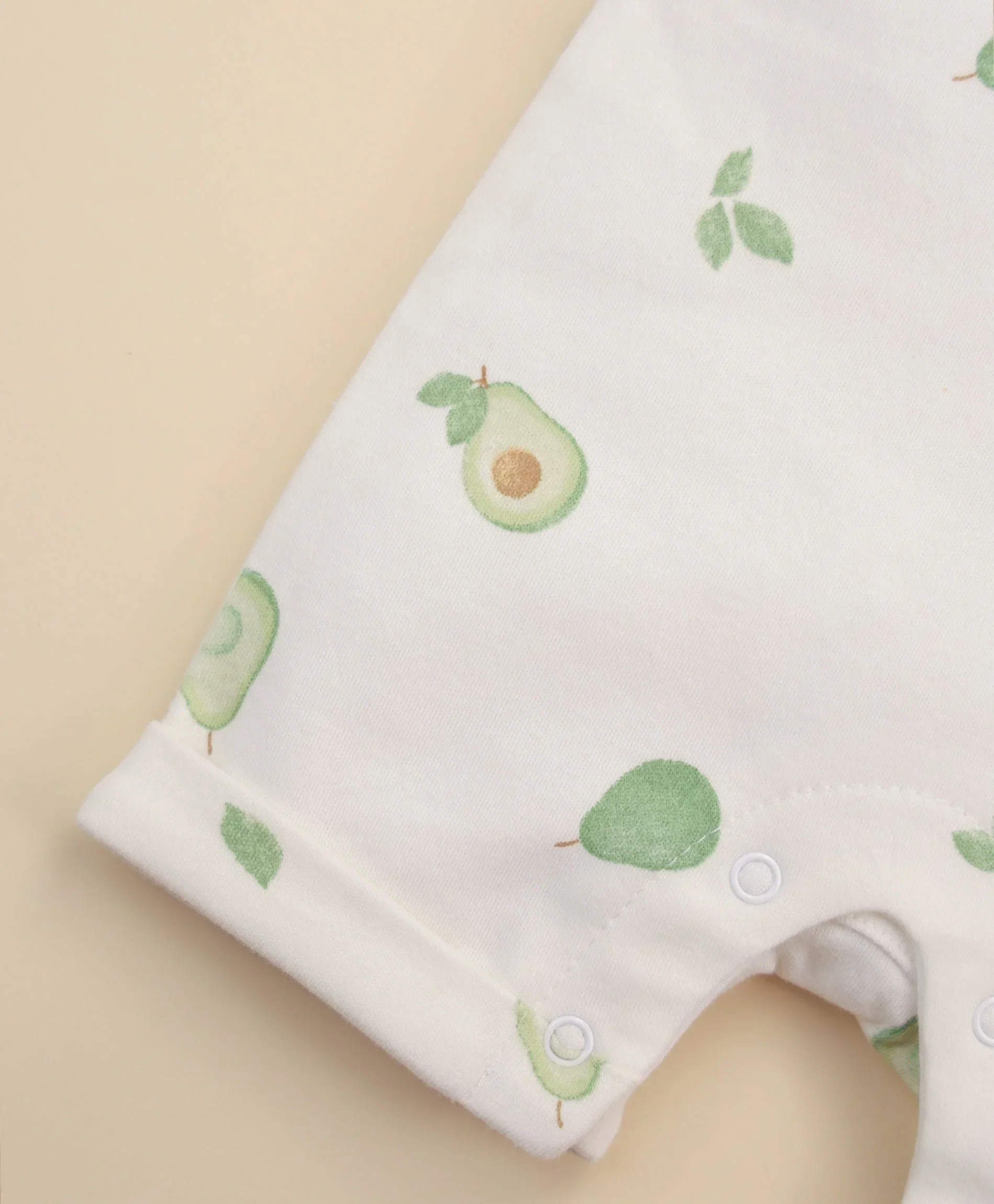 Organic Cotton Romper - Avocados - Image 4