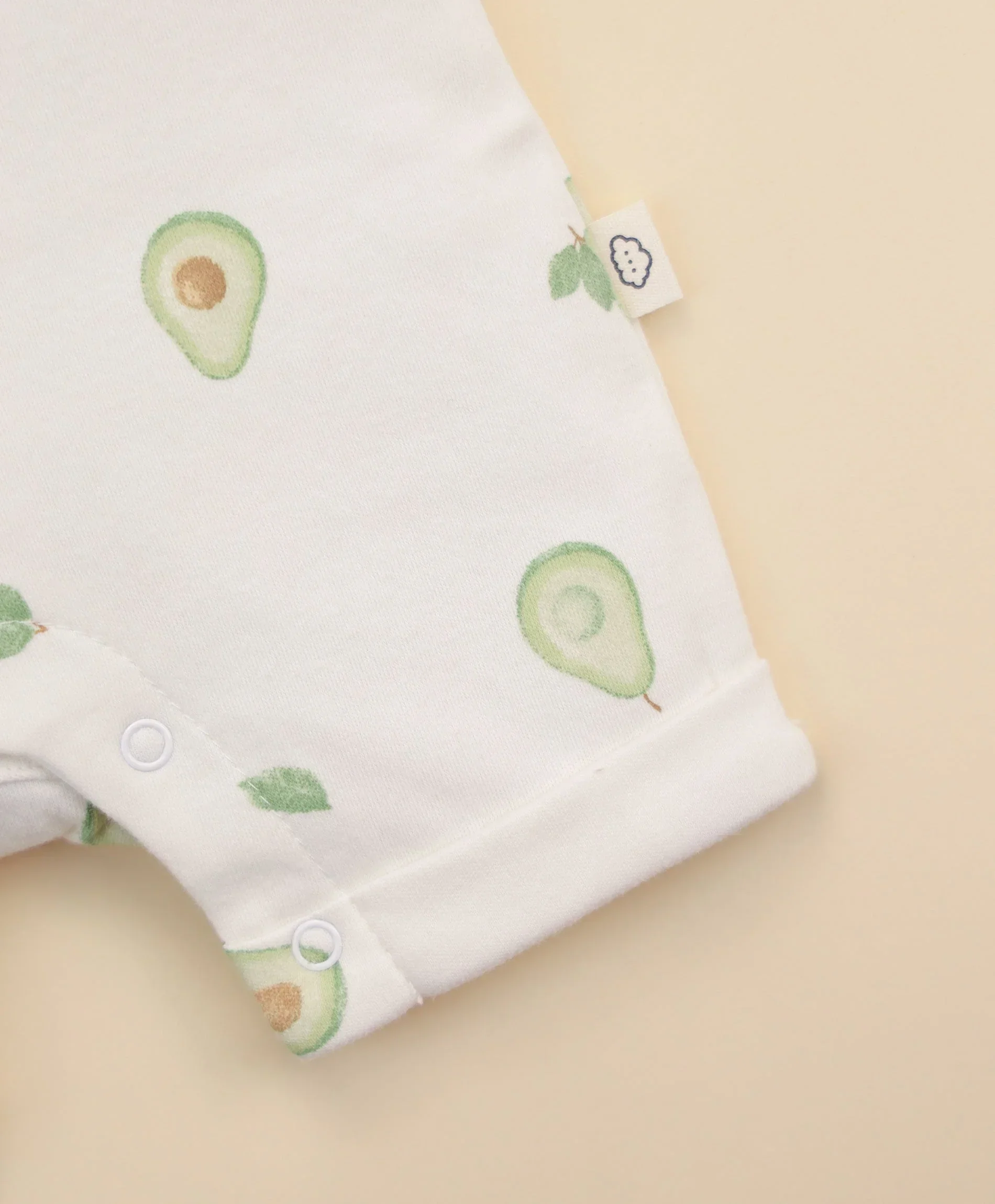 Organic Cotton Romper - Avocados - Image 5