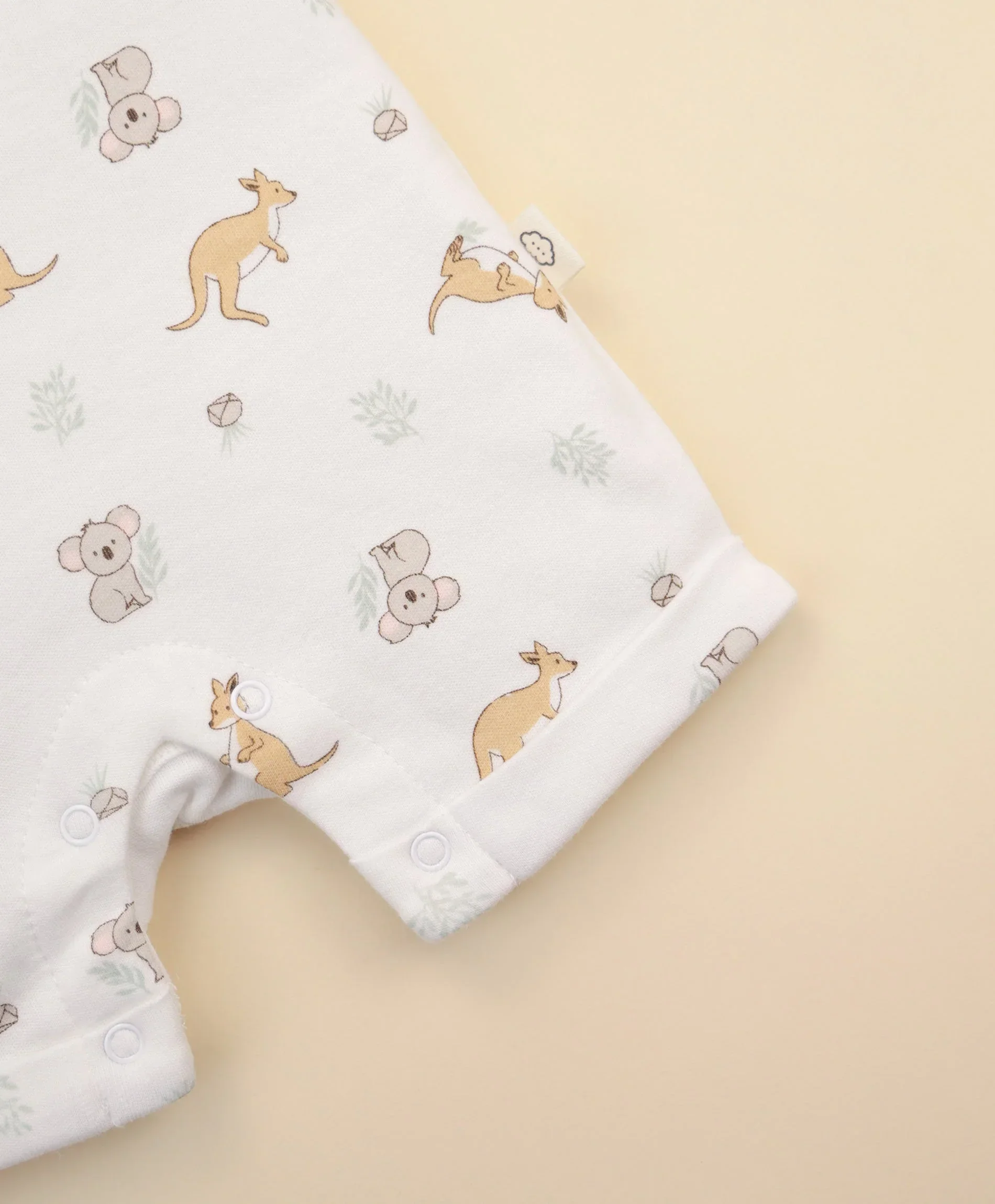 Organic Cotton Romper - Kangaroo & Koala - Image 3