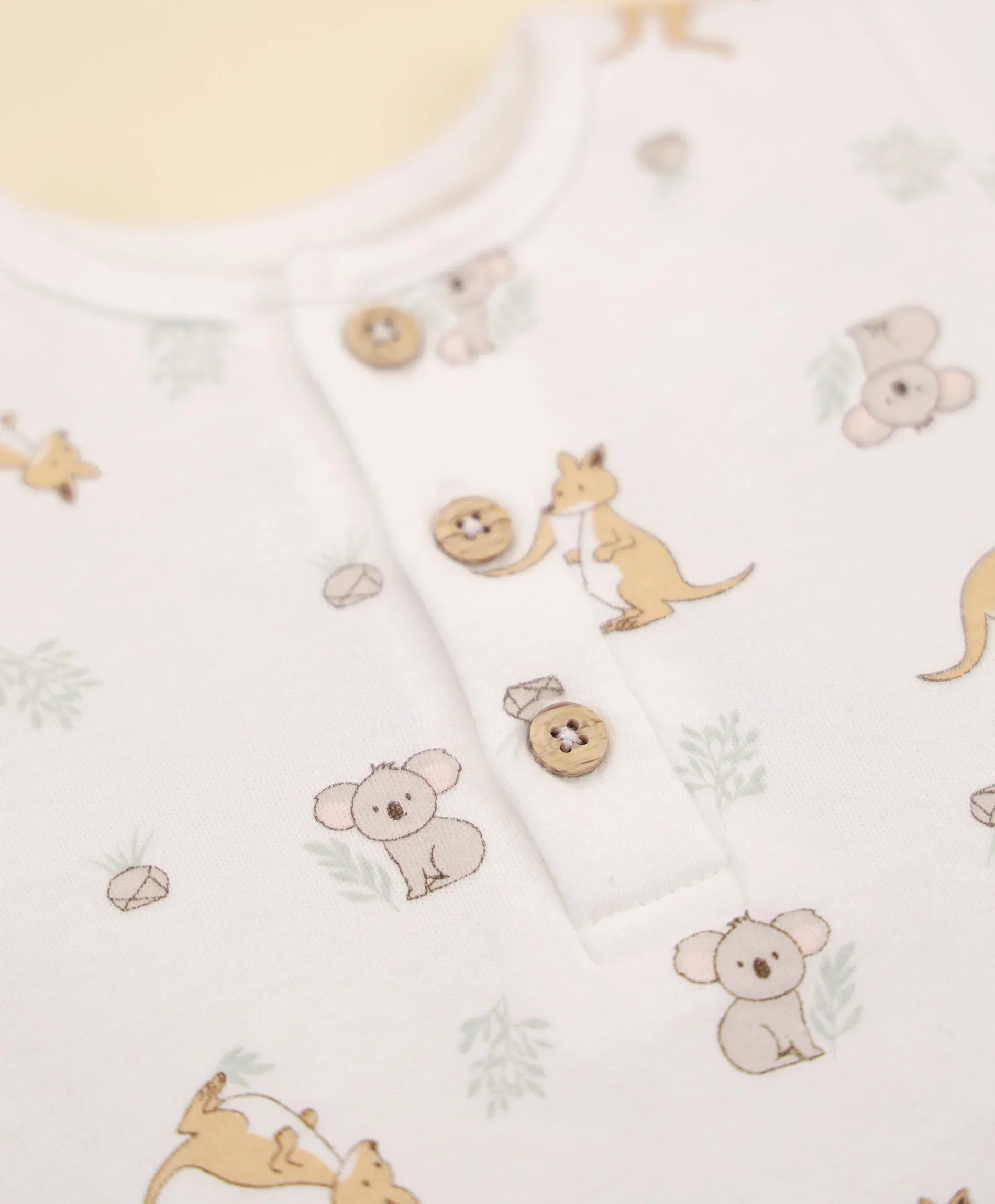 Organic Cotton Romper - Kangaroo & Koala - Image 5
