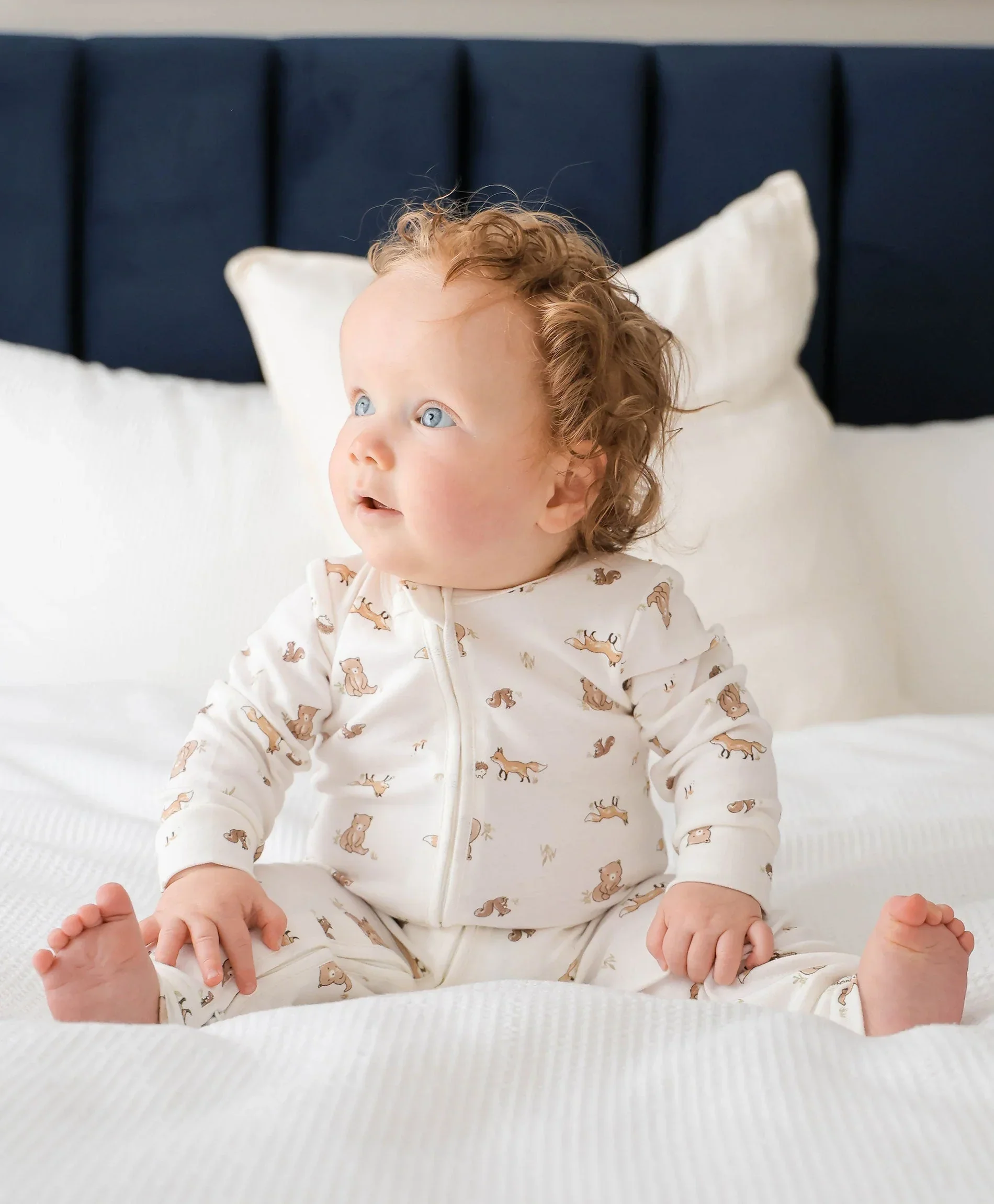 Organic Cotton Growsuit - Bear & Fox - Image 4