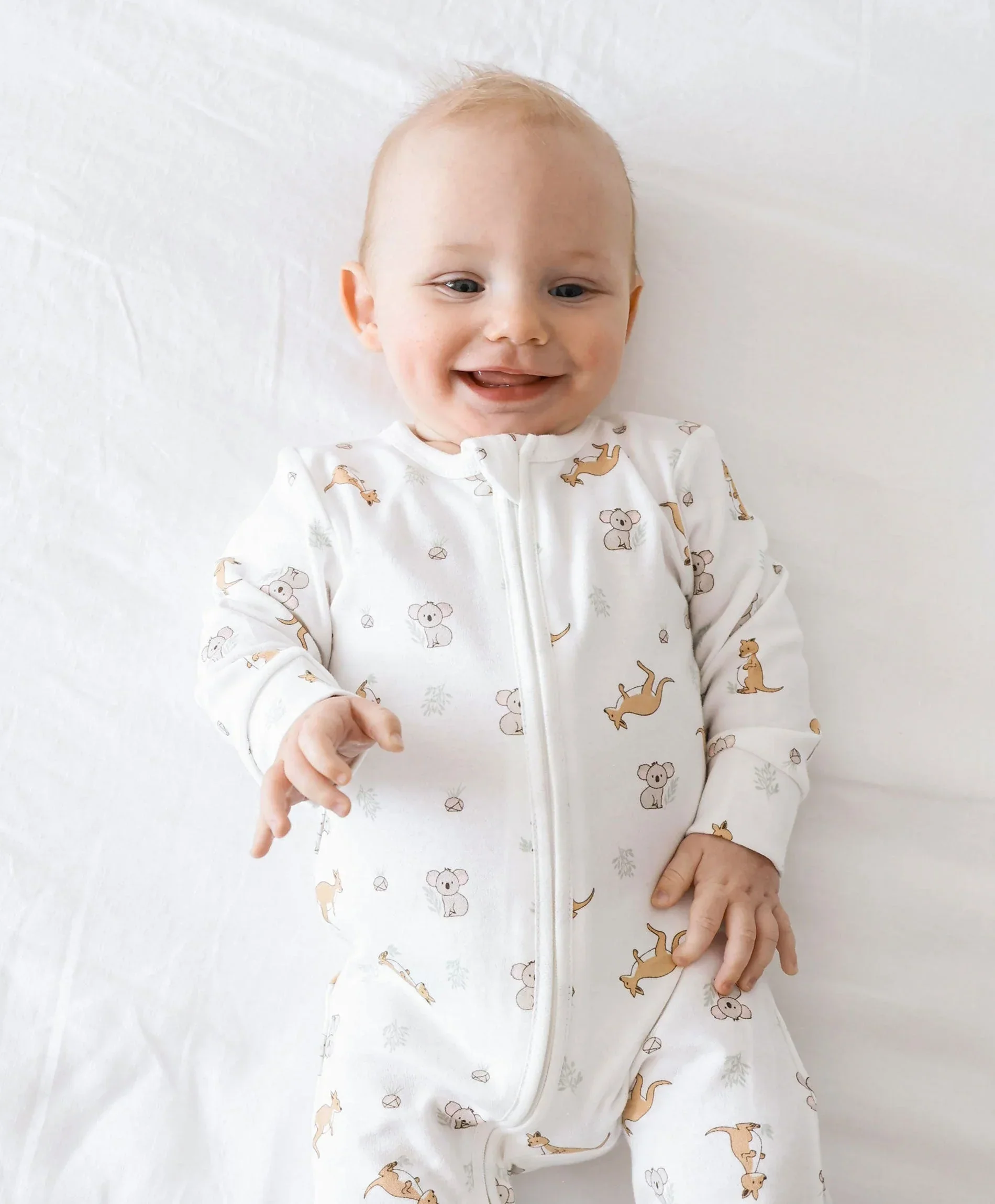 Organic Cotton Growsuit - Kangaroo & Koala - Image 5