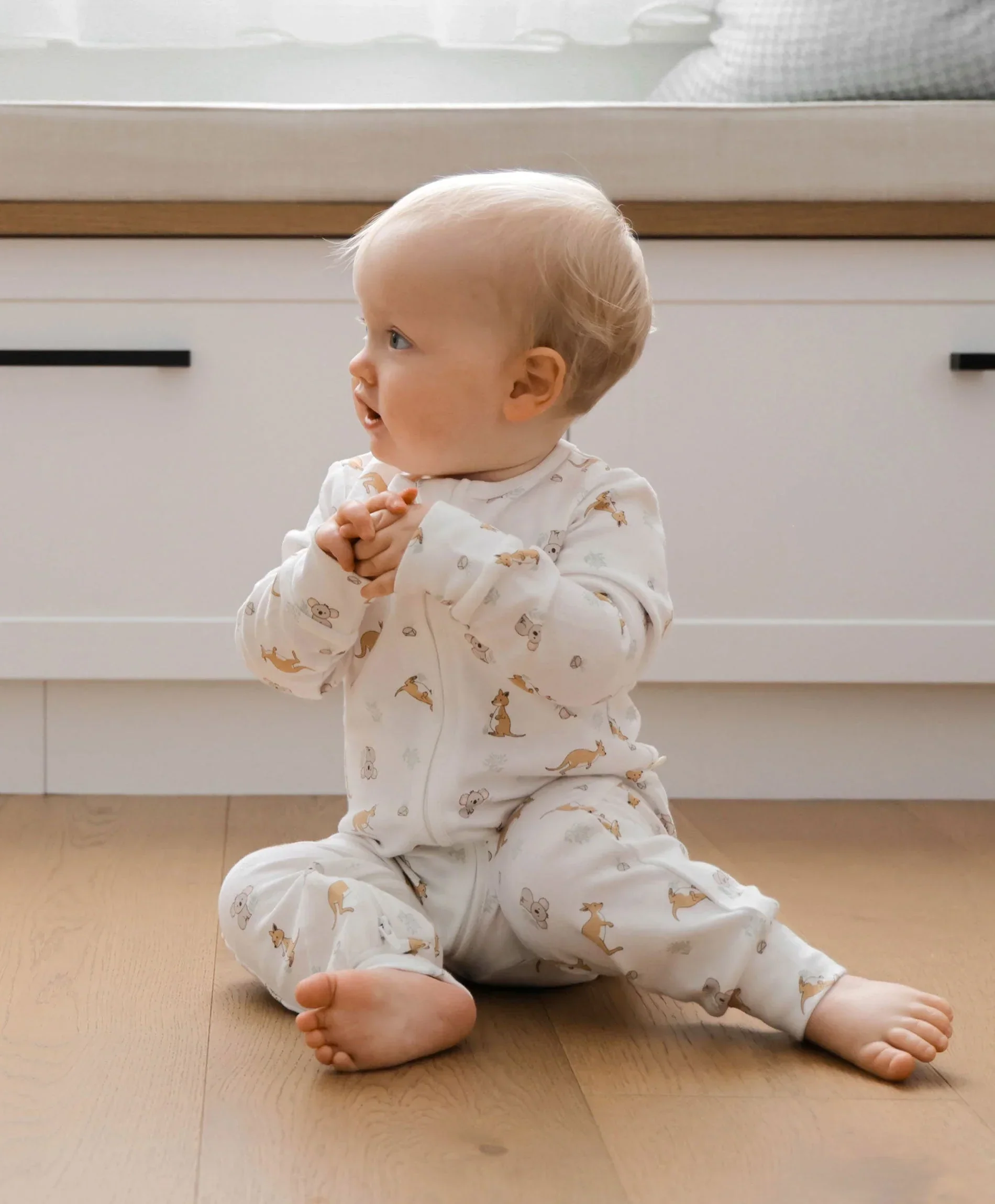 Organic Cotton Growsuit - Kangaroo & Koala - Image 6