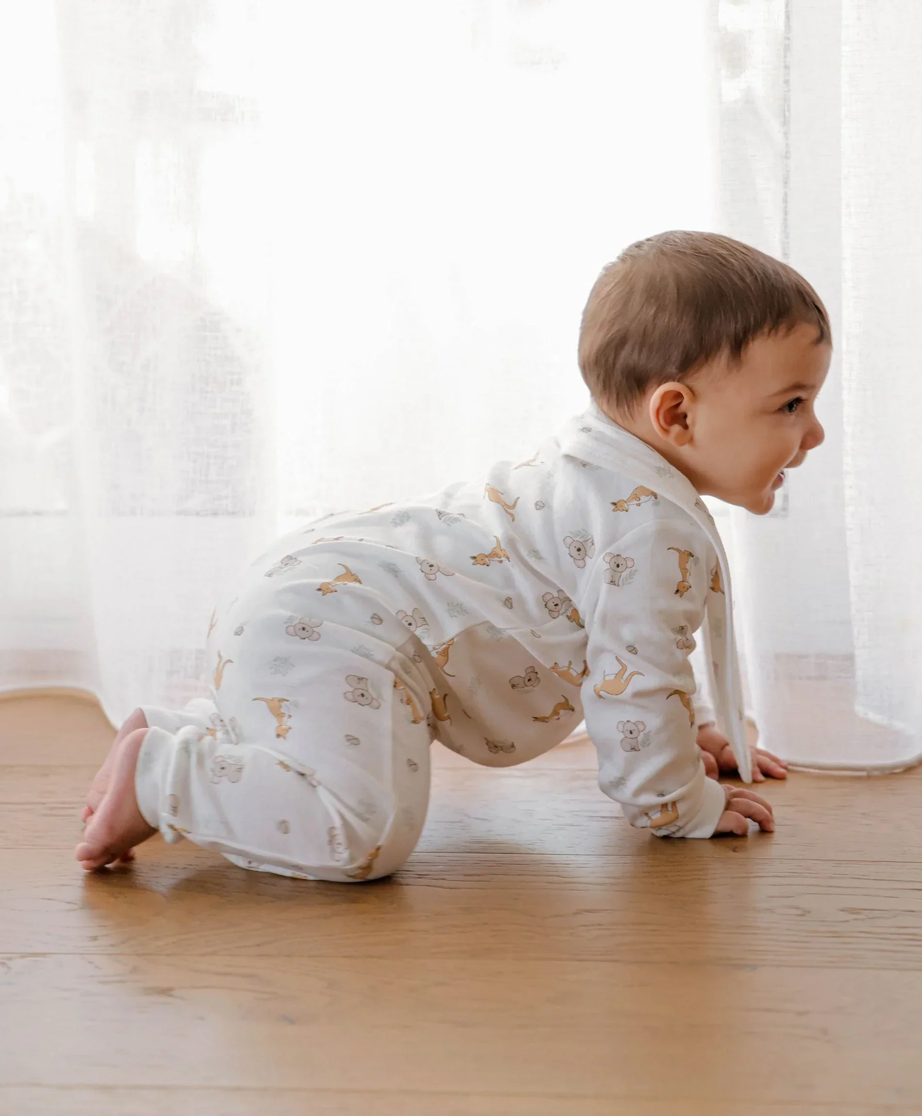Organic Cotton Growsuit - Kangaroo & Koala - Image 9