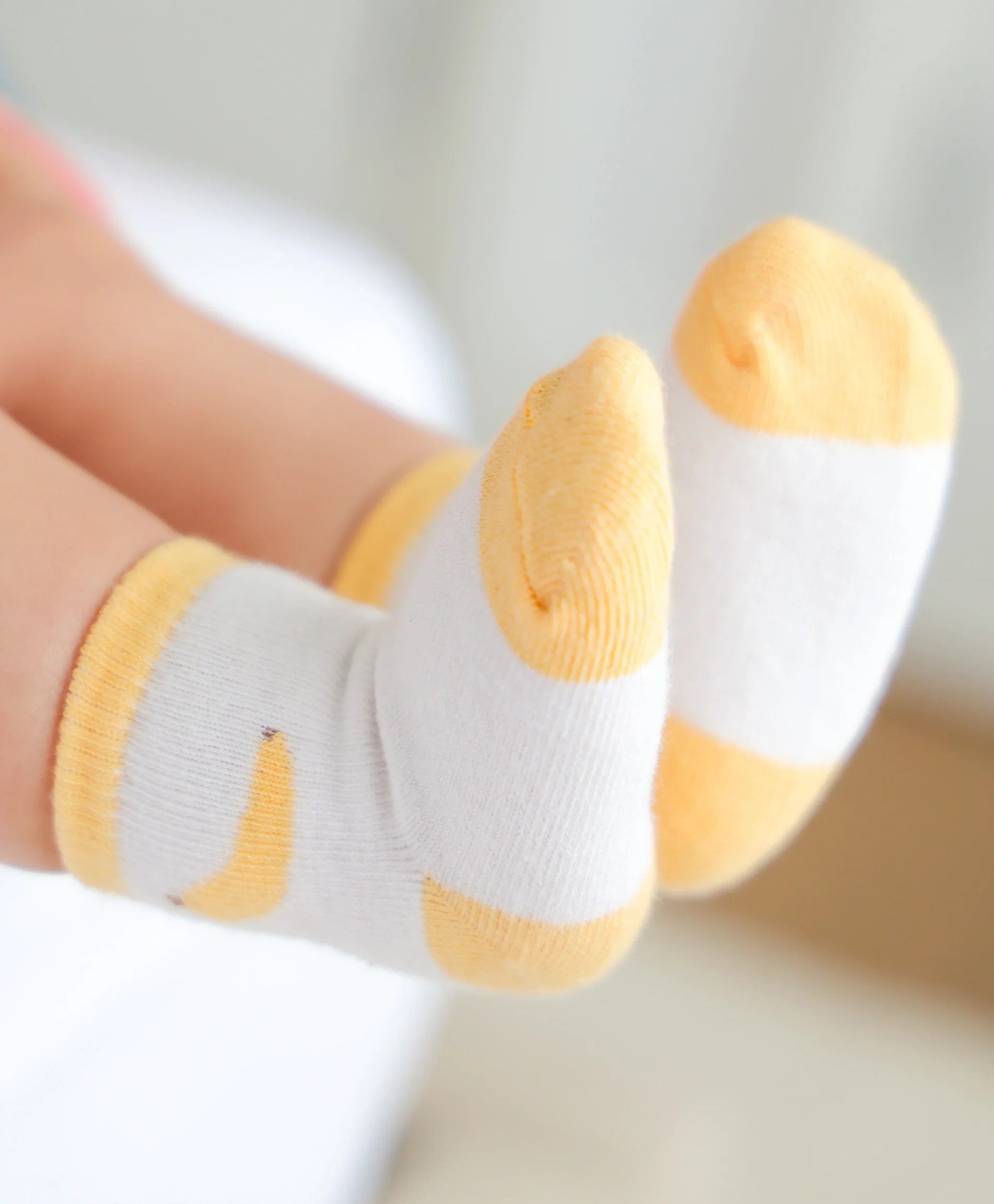Organic Cotton Baby Socks - Bananas - Image 3